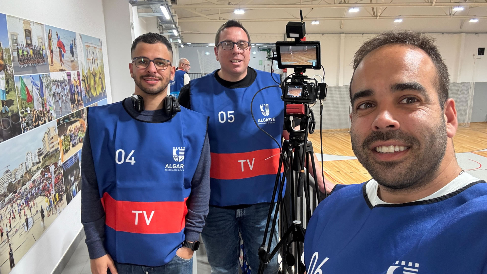 Equipa WeStreamAlgarve em ação